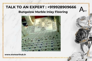 Bungalow Marble Inlay Flooring - Call Now 9928909666