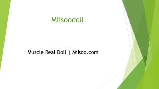Muscle Real Doll Miisoo.com....