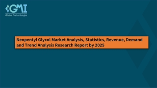 Neopentyl Glycol Market Size & Share 2022