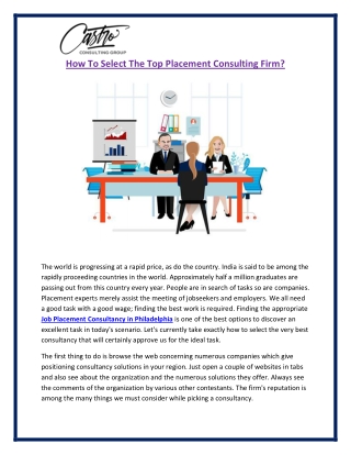 Job Placement Consultancy in Philadelphia