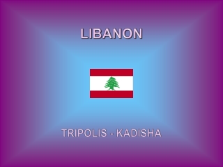 Libanon - Tripolis - Kadisha (Tom Bares)