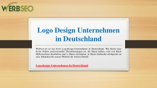 Logo Design Unternehmen in Deutschland | Werbseo.de