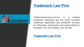 Trademark Law Firm   Trademarkservices.com.au