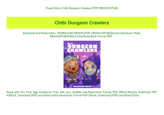 Read Online Chibi Dungeon Crawlers [PDF EBOOK EPUB]
