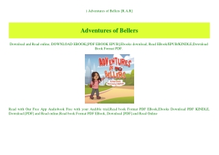 ^READ) Adventures of Bellers [R.A.R]