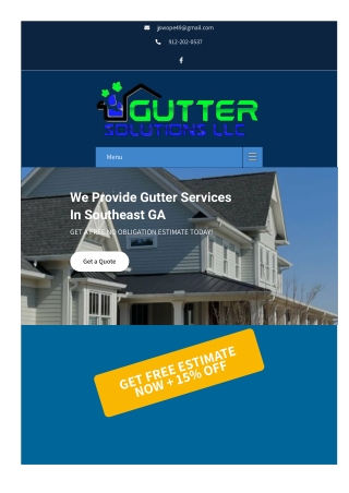 seamless gutters evans county