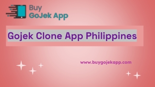 Gojek Clone App Philippines