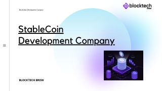 Stablecoin Development Company in Dubai - Blocktech Brew