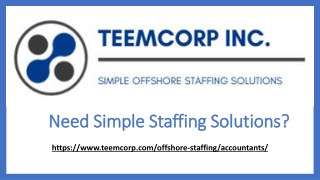 Simple Offshore Accounting Services