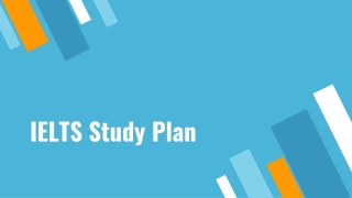 IELTS Study Plan