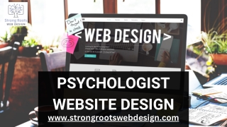 Psychologist Website Design - Strong Roots Web Design