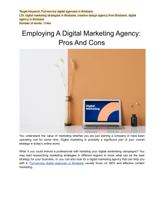 Employing A Digital Marketing Agency_ Pros And Cons