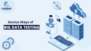 Genius Ways of Big Data Testing | Calidad Infotech