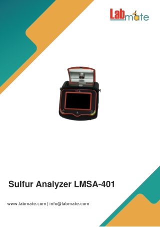 Sulfur-Analyzer