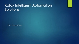 The Best  Kofax Intelligent Automation Solutions Partner In The US