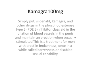 Kamagra100mg
