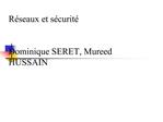 R seaux et s curit Dominique SERET, Mureed HUSSAIN