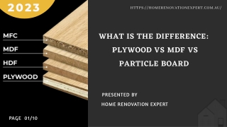 What is The Difference Plywood vs MDF vs Particle Board