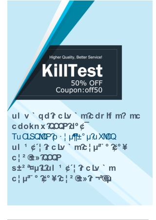 Pass 5V0-42.21 Exam With Killtest Real Exam Questions