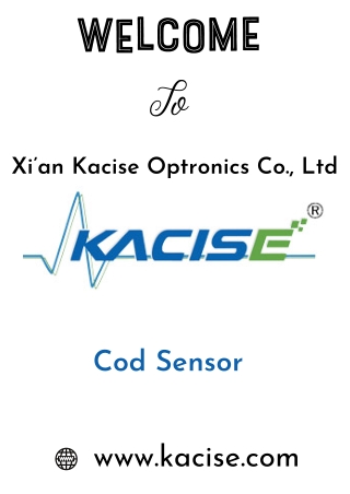 Cod Sensor | Kacise