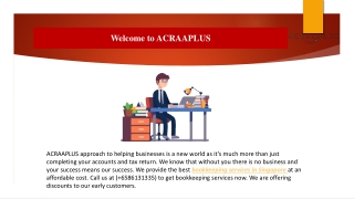 Affordable & Best Bookkeeping Services in Singapore