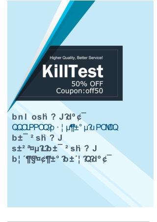 Pass 220-1102 Exam With Killtest Real Exam Questions