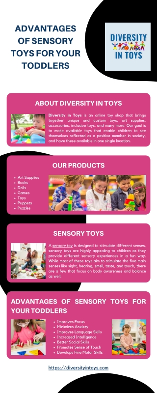 Advantages of Sensory Toys for Your Toddlers