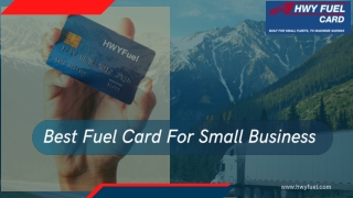 Best Fuel Card For Small Business - HWY Fuel Card