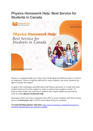 Physics Homework Help