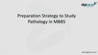 Preparation Strategy to Study Pathology in MBBS