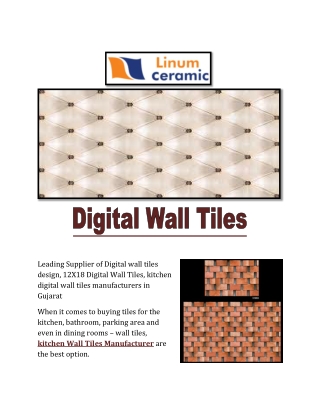 Digital Wall Tiles linum