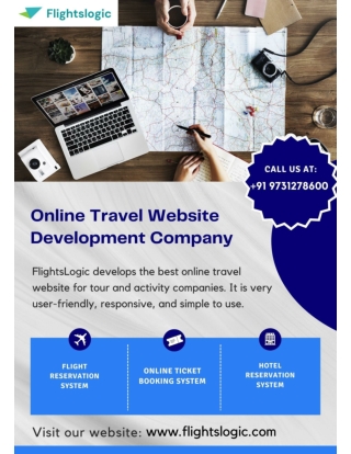 Online Travel Website Development Company