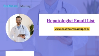Hepatologist Email List