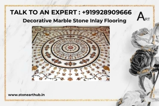 Decorative Marble Stone Inlay Flooring - Call Now 9928909666