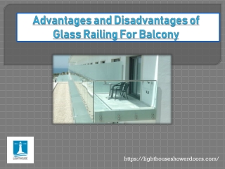 Advantages and Disadvantages of Glass Railing For Balcony