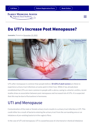 Do-utis-increase-post-menopause-