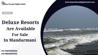 Deluxe Resorts Are Available For Sale In Mandarmani