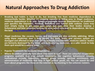 Drug Rehabilitation Centre in Pune