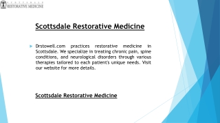 Scottsdale Restorative Medicine