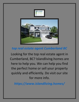 Top Real Estate Agent Cumberland Bc | Islandliving.homes