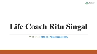 Life Coach Ritu Singal- Child Counselling