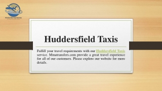 Huddersfield Taxis | Mmatransfers.com