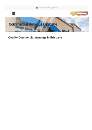 Commercial Awnings Brisbane