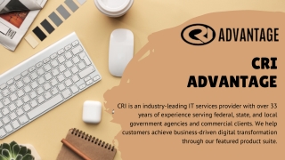 IT Operations Management Boise – CRI Advantage