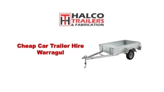 Cheap Car Trailer Hire Warragul