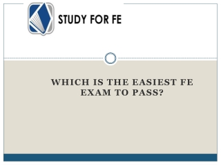 Which is the Easiest FE Exam to Pass
