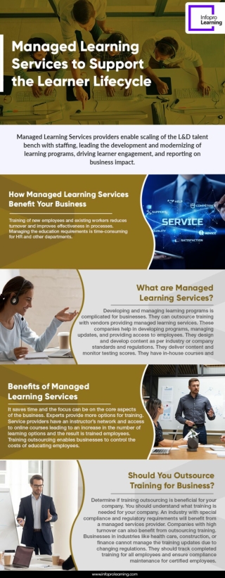 Managed Learning Services to Support the Learner Lifecycle