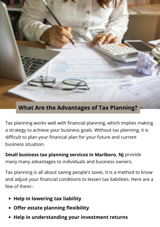 What Are the Advantages of Tax Planning?