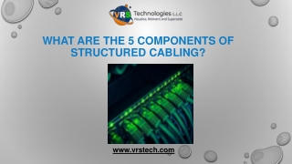 What are the 5components of Structured Cabling