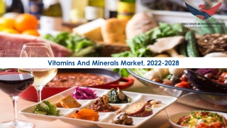 Vitamins And Minerals Market Size, Scope 2022-2028